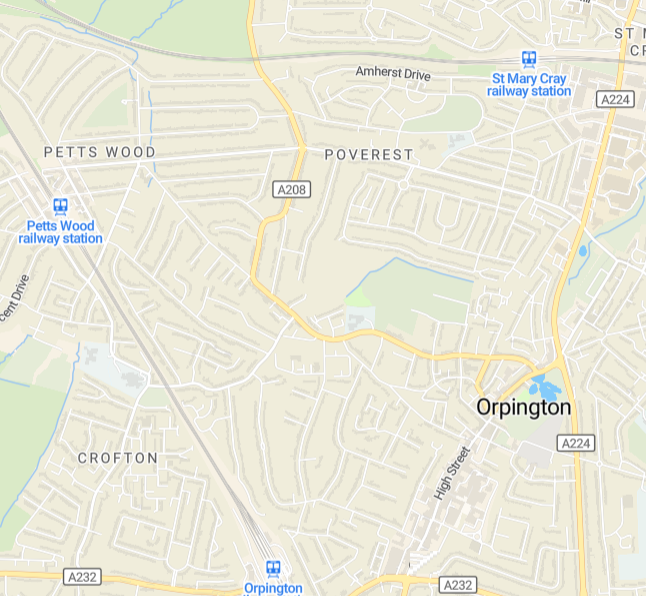 Best Funeral Director in Emsworth - map of coverage area
