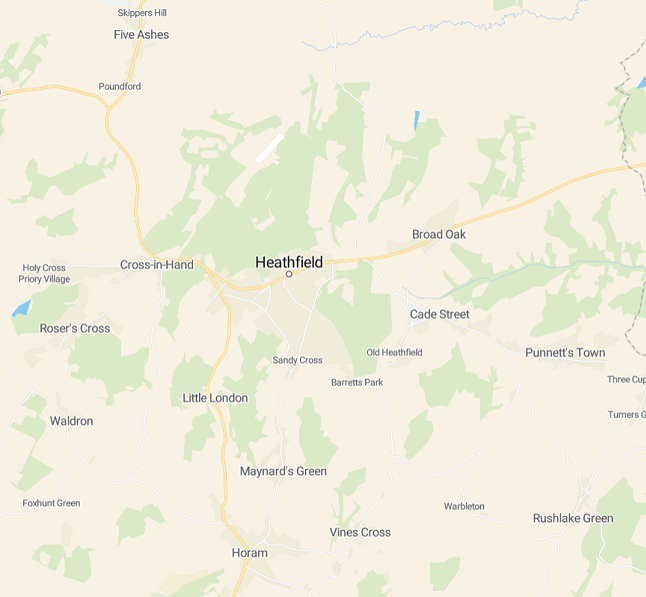 Best Funeral Director in Emsworth - map of coverage area
