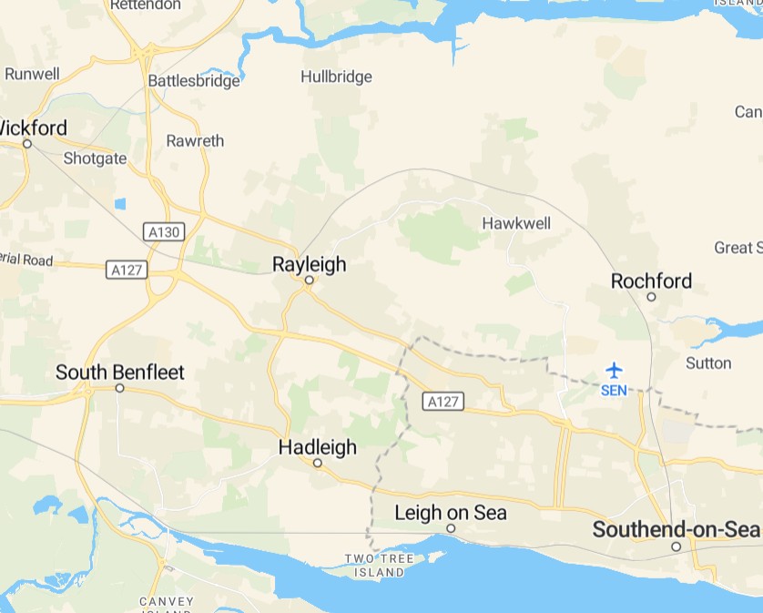Best Funeral Director in Emsworth - map of coverage area