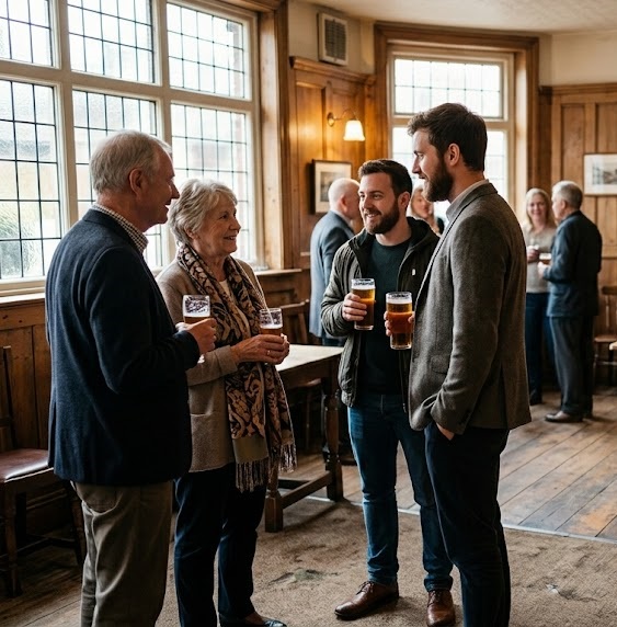Celebrating a life at the pub