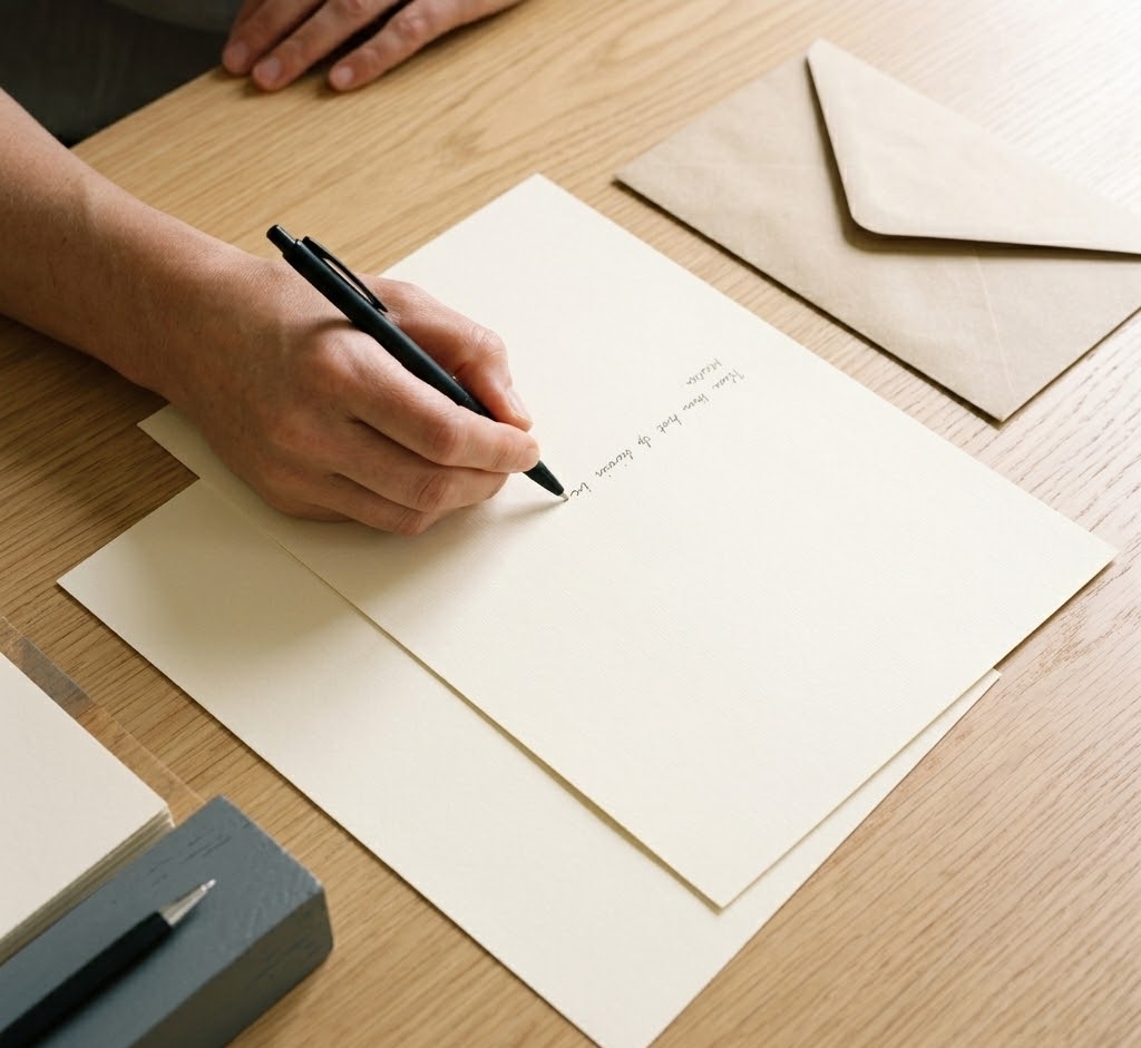 Writing a note
